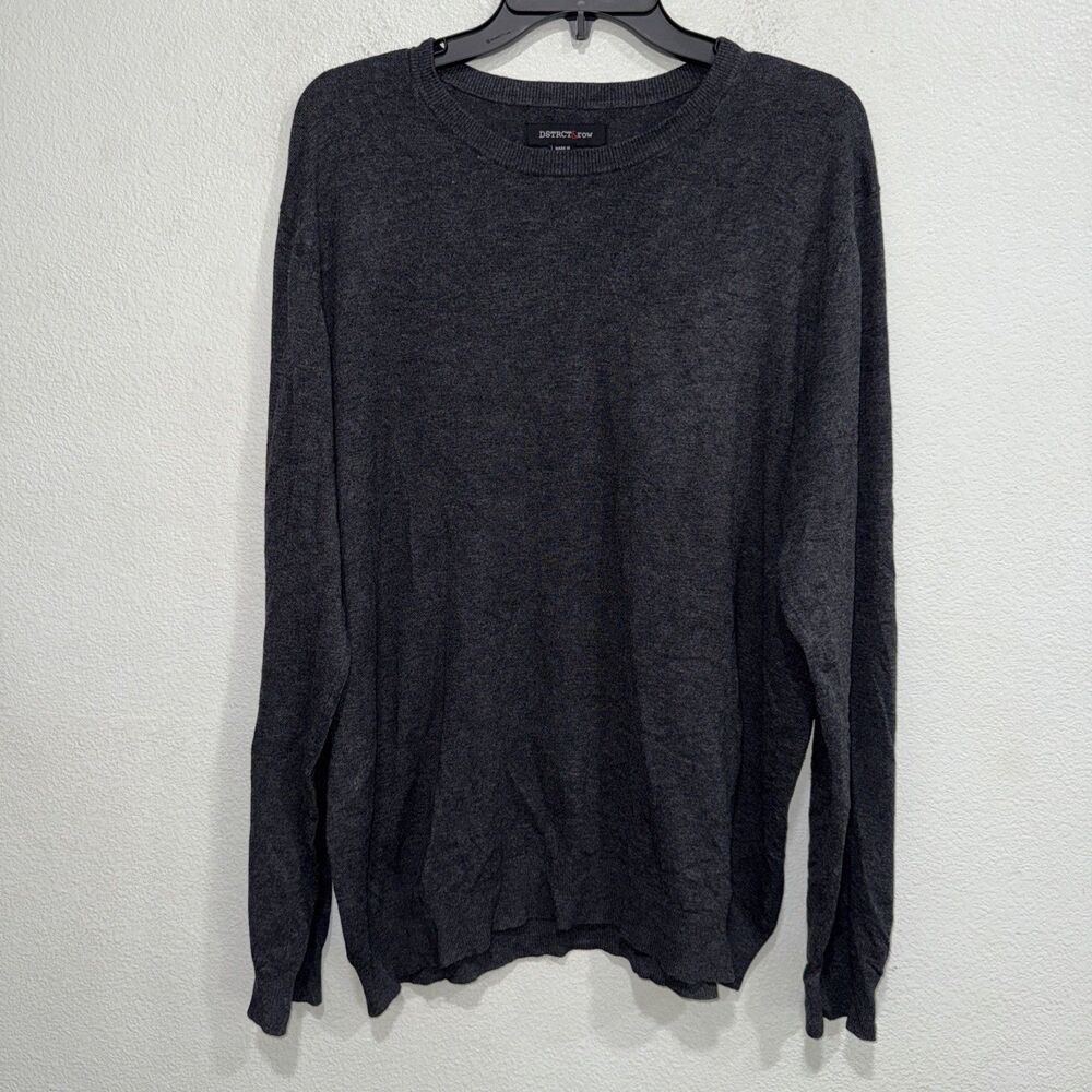 DSTRCT & Row Hyper Luxe Shirt Men’s M Long Sleeve Gray NWOT